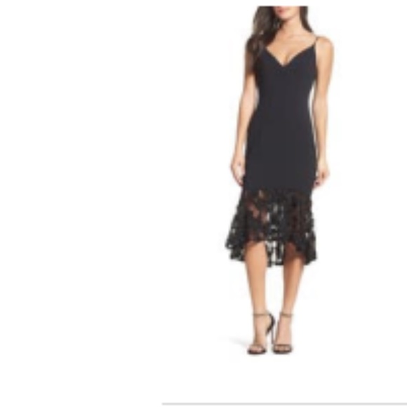 Maria Bianca Nero Milly lace flounce slip dress - Picture 1 of 6